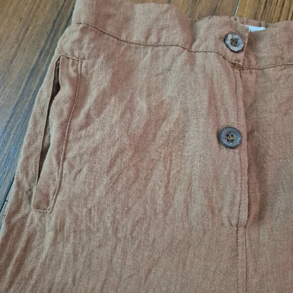 Kids Size 7 Ira Loves Mae Linen Trouser Pants - Picture 2 of 4